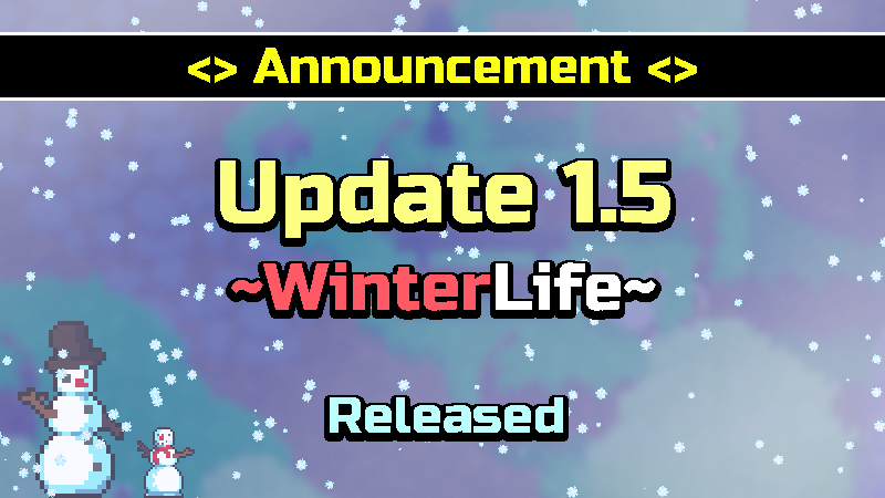 Slimesventure: Your Destination – Update 1.5 WinterLife – Released